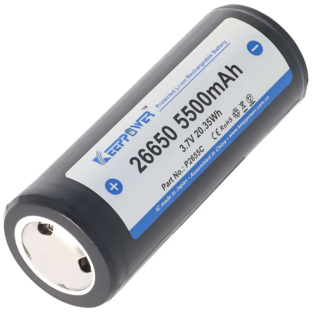 KeepPower Li-26650 Akku 5500mAh