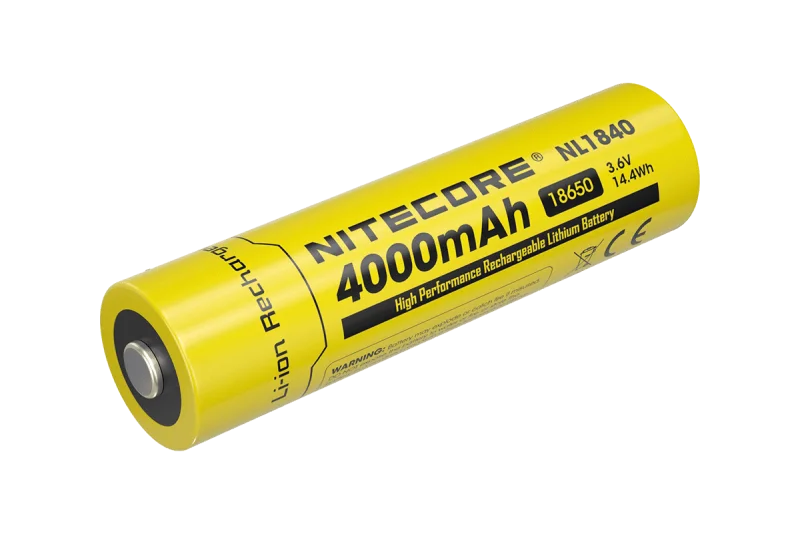 Nitecore Akku 18650 4000mAh | für Nocpix LUMI