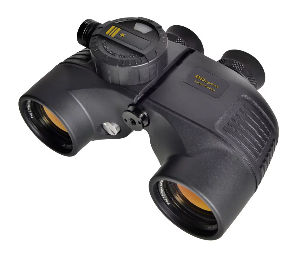 [440140020] DDoptics | Marine Fernglas mit Kompass Kaleu 7x50 HDX