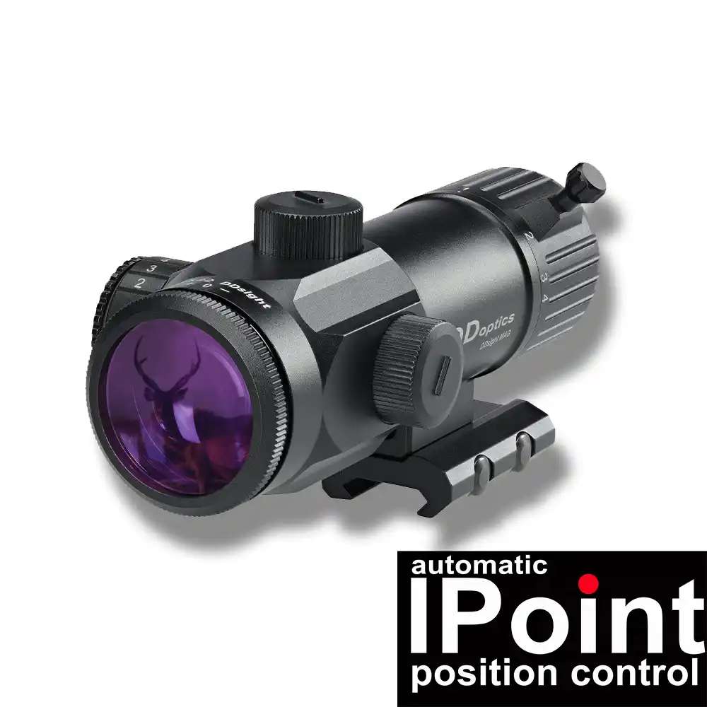 DDoptics | Red Dot Visier | DDsight MAG 1–4x22 | tactical (automatischer Leuchtpunkt iPoint)