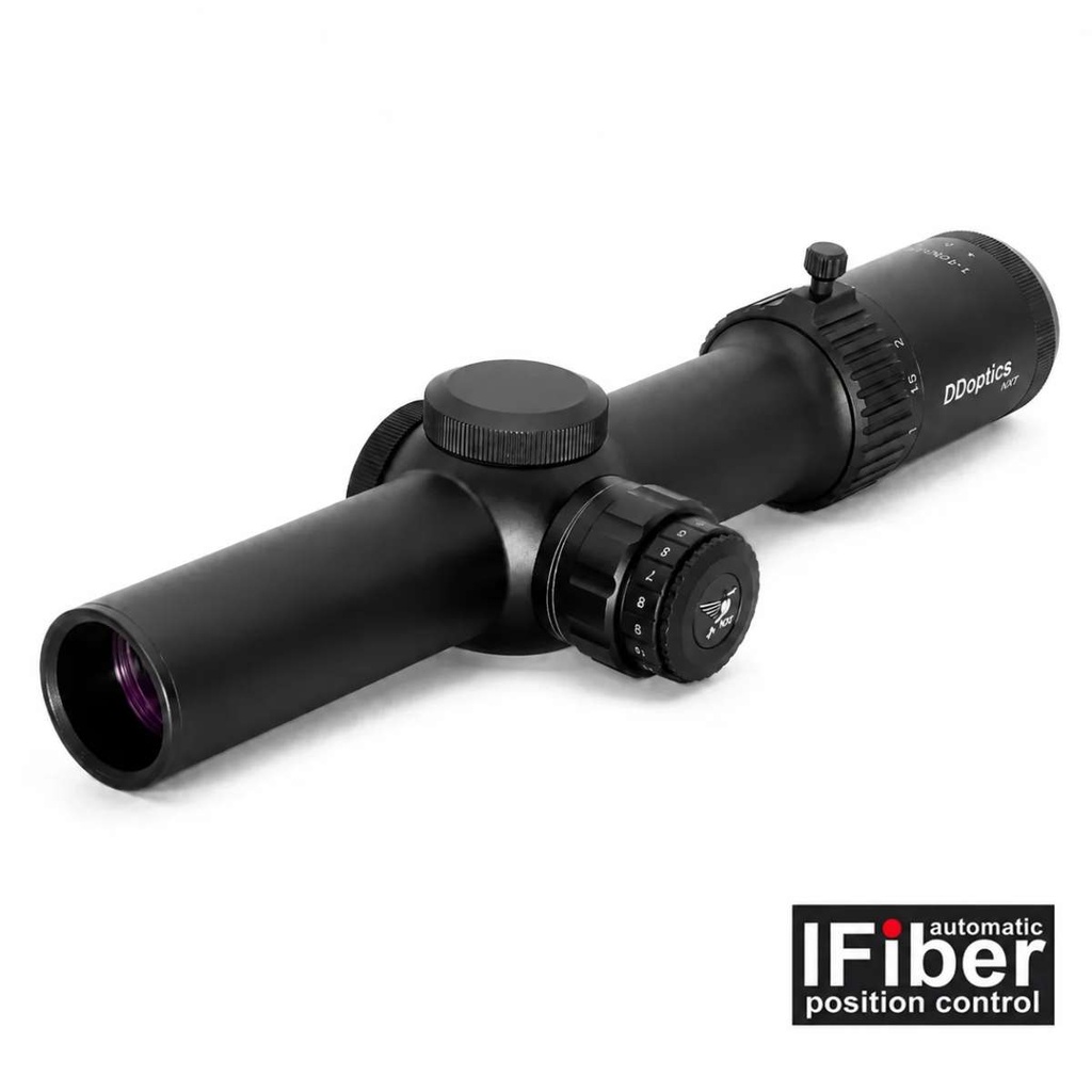 [442000303.1] DDoptics | V10 1-10x28 NXT iFiber | MRAD Zielfernrohr mit automatischem Leuchtpunkt